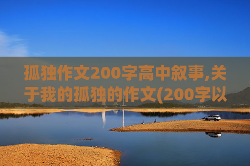 孤独作文200字高中叙事,关于我的孤独的作文(200字以上)