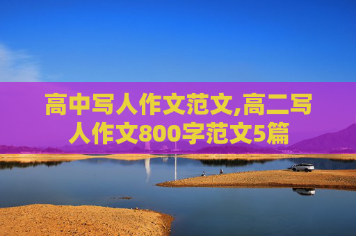 高中写人作文范文,高二写人作文800字范文5篇