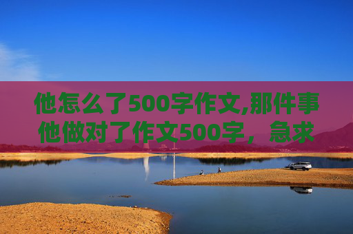 他怎么了500字作文,那件事他做对了作文500字，急求