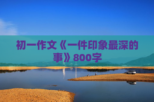 初一作文《一件印象最深的事》800字