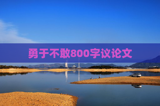 勇于不敢800字议论文