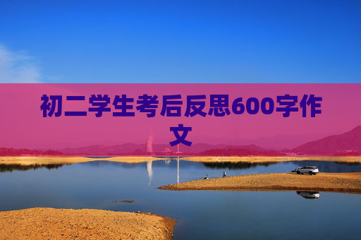 初二学生考后反思600字作文