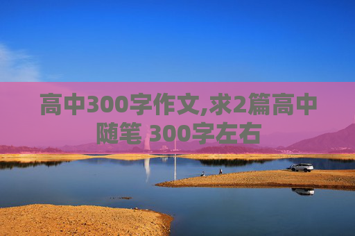 高中300字作文,求2篇高中随笔 300字左右