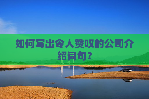 如何写出令人赞叹的公司介绍词句？