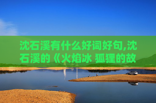 沈石溪有什么好词好句,沈石溪的《火焰冰 狐狸的故事》好词好句