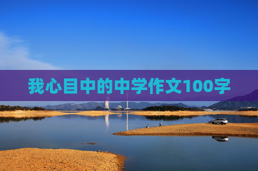 我心目中的中学作文100字