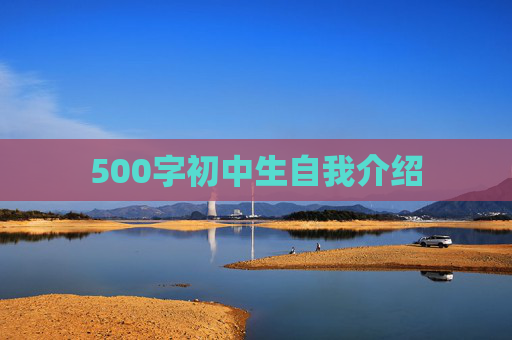 500字初中生自我介绍