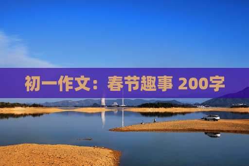 初一作文：春节趣事 200字