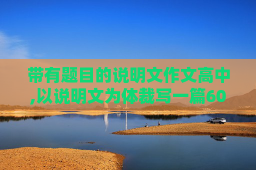 带有题目的说明文作文高中,以说明文为体裁写一篇600字以上的文章，题目为：什么的砖头