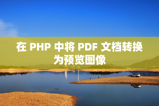 在 PHP 中将 PDF 文档转换为预览图像